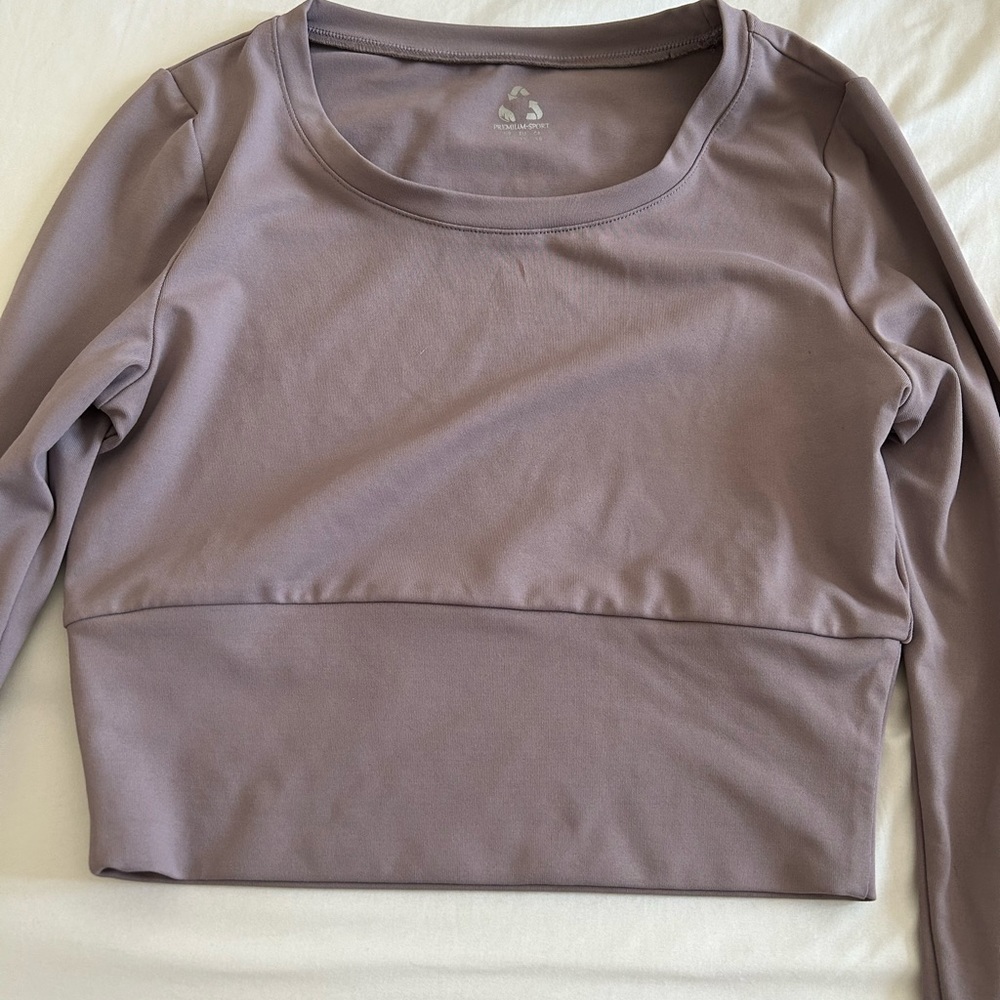 seamless workout crop top